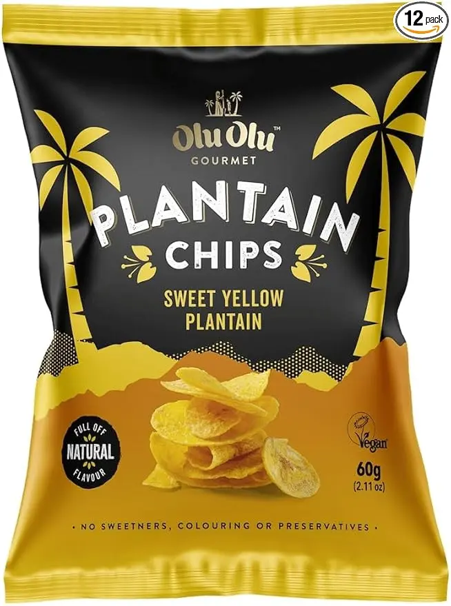 Olu Olu Plantain Chips Yellow