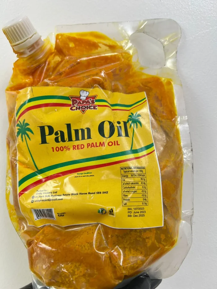 PC Nigerian Palm oil Pouch 1ltr